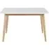 Raven 4-Seater Dining Table - White, Birch