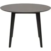 Roxby 2-Seater Round Dining Table - Black