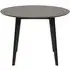 Roxby 2-Seater Round Dining Table - Black