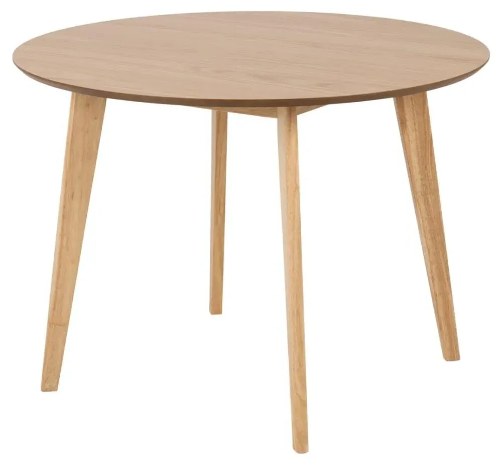 Roxby 2-Seater Round Dining Table - Oak