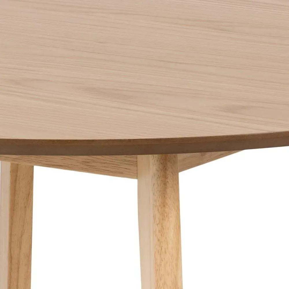 Roxby 2-Seater Round Dining Table - Oak