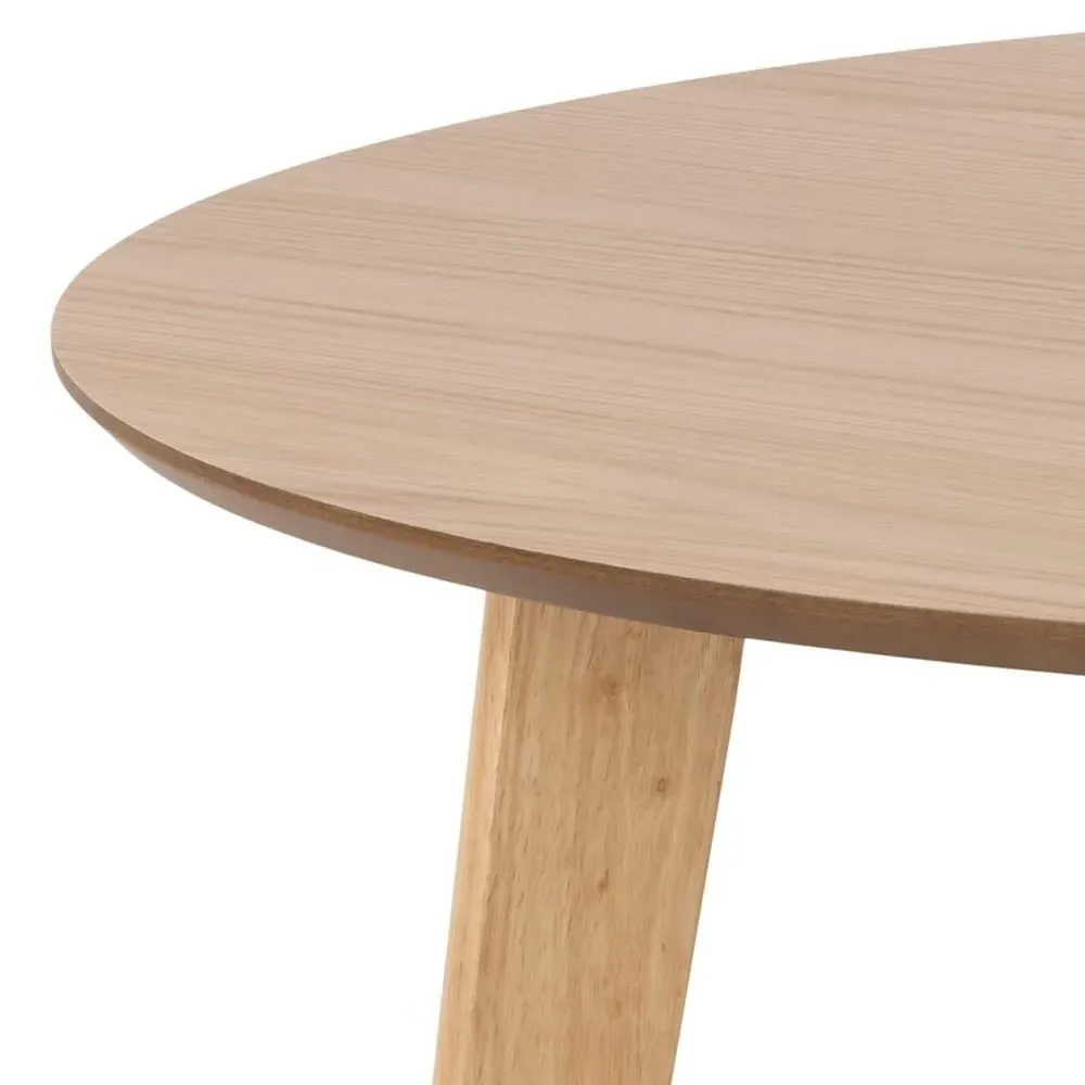 Roxby 2-Seater Round Dining Table - Oak