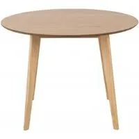 Roxby 2-Seater Round Dining Table - Oak