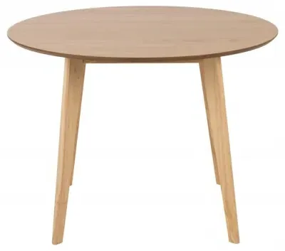 Roxby 2-Seater Round Dining Table - Oak