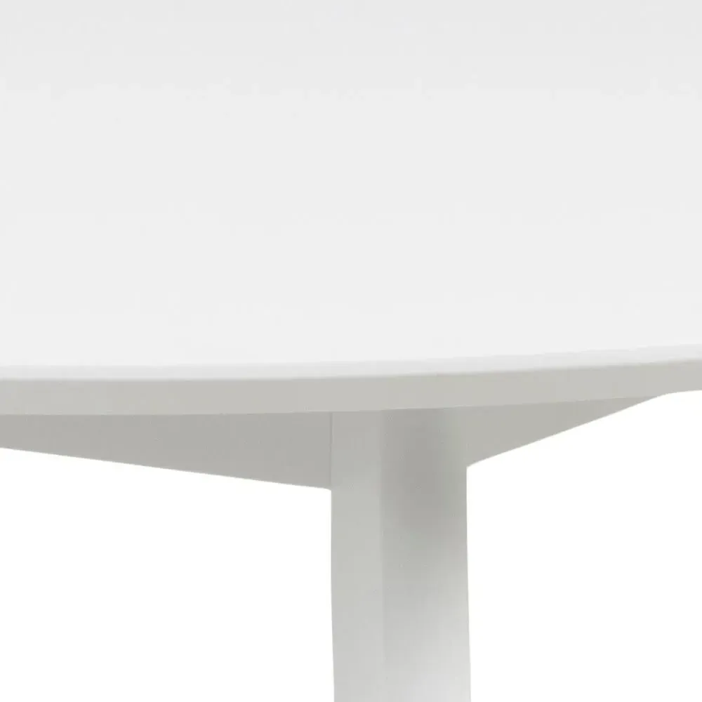 Roxby 2-Seater Round Dining Table - White