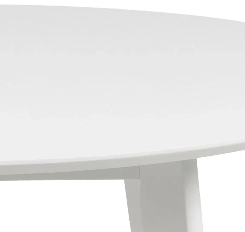 Roxby 2-Seater Round Dining Table - White