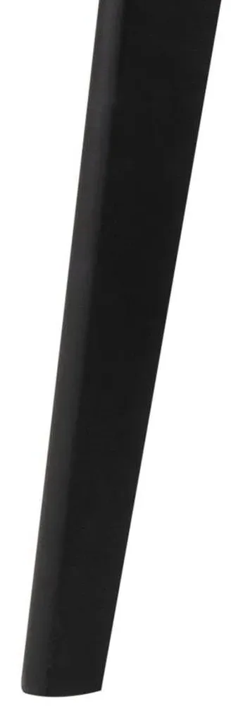 Roxby 6 Seater Round Dining Table - Black, Oak Veneer