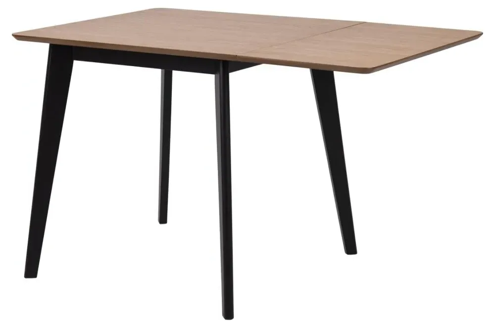 Roxby Drop Leaf Extendable Dining Table - Oak, Black