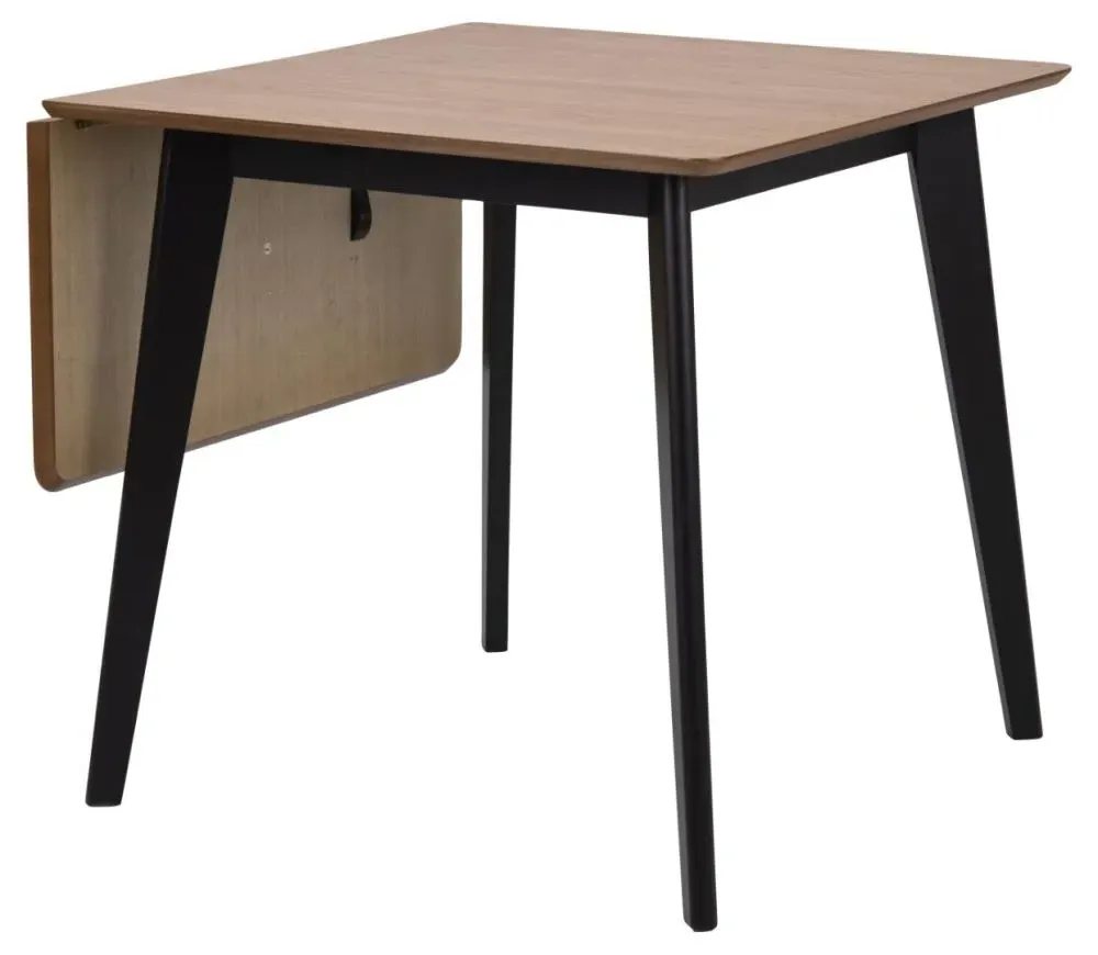 Roxby Drop Leaf Extendable Dining Table - Oak, Black