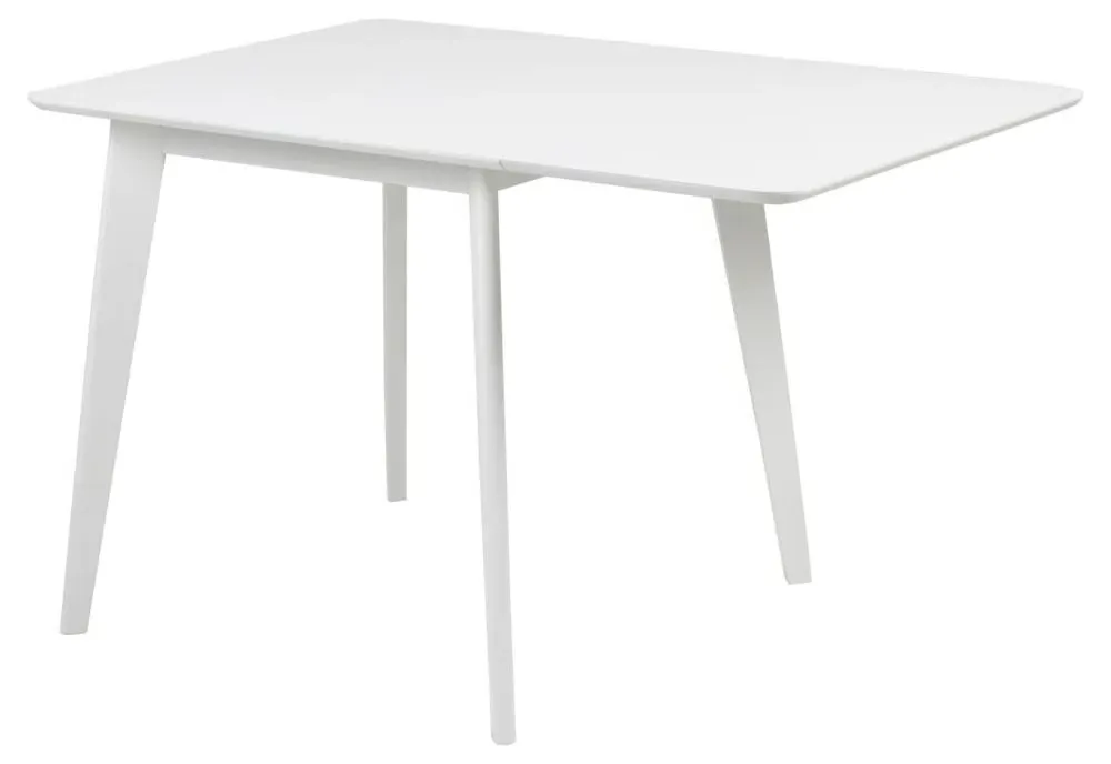 Roxby Drop Leaf Extendable Dining Table - White