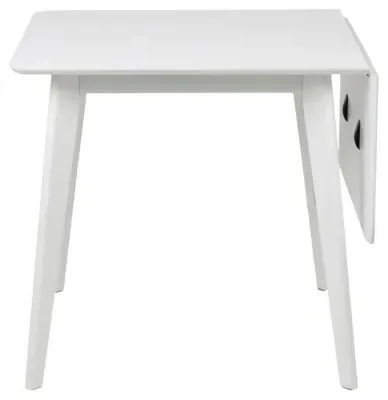 Roxby Drop Leaf Extendable Dining Table - White image
