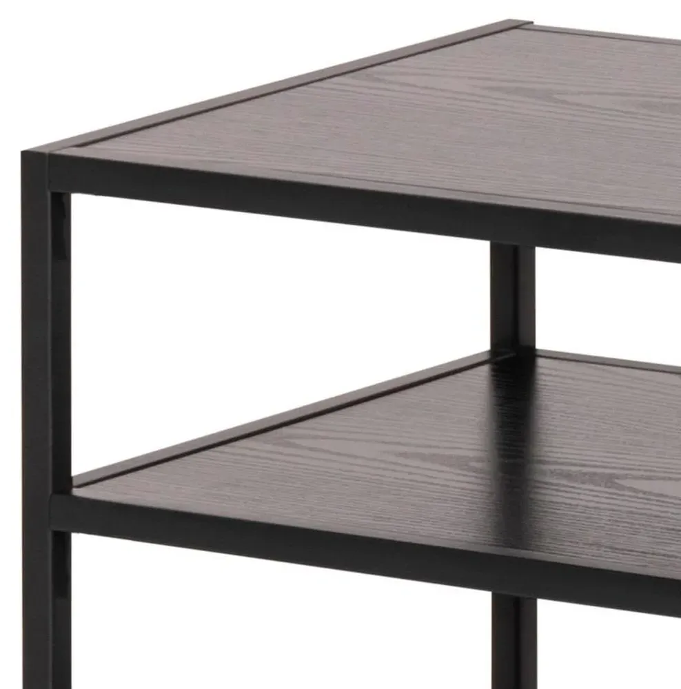 Seaford 120cm TV Unit - Black