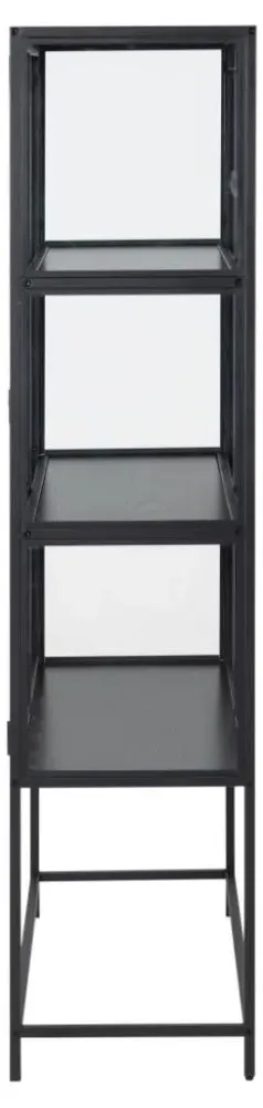 Seaford 2 Door Display Cabinet - Black