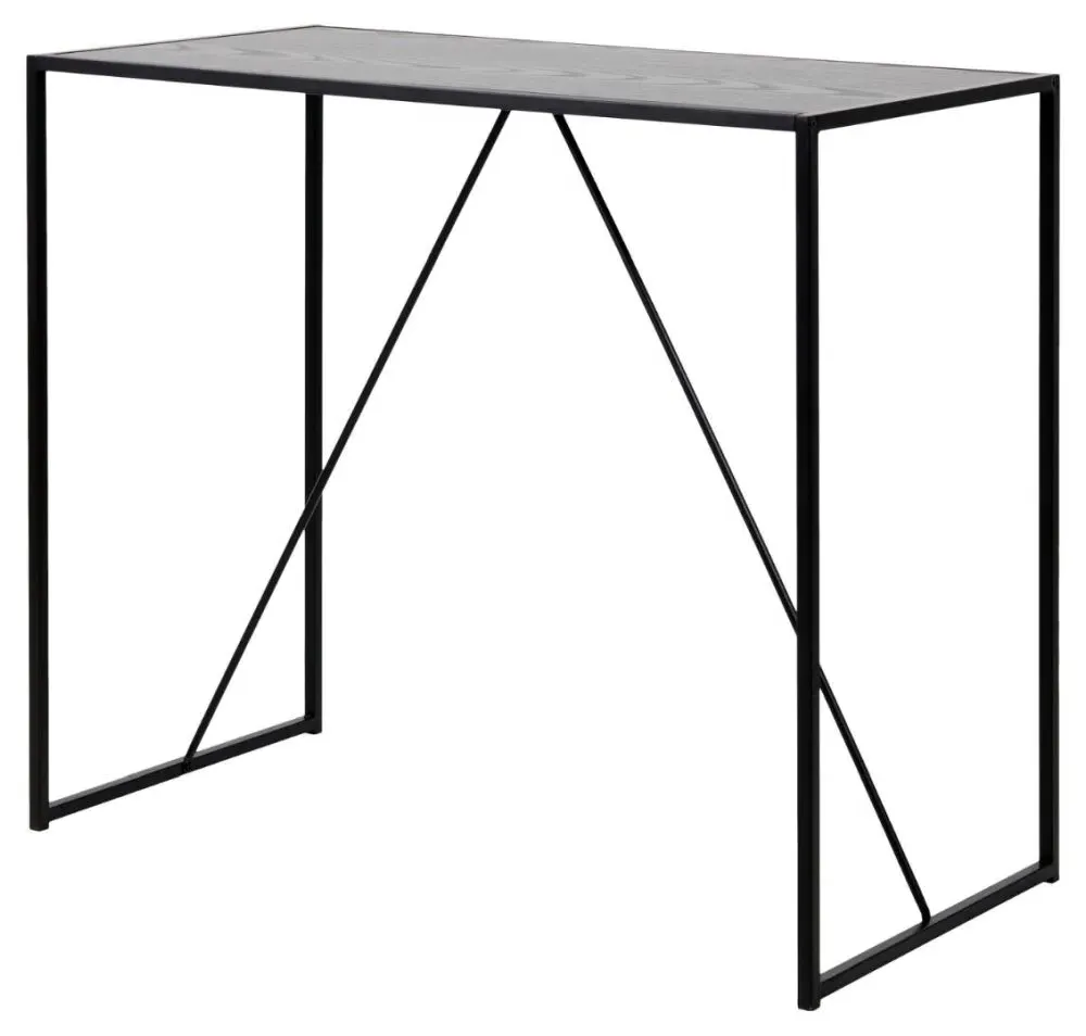 Seaford Bar Table - Black, Melamine