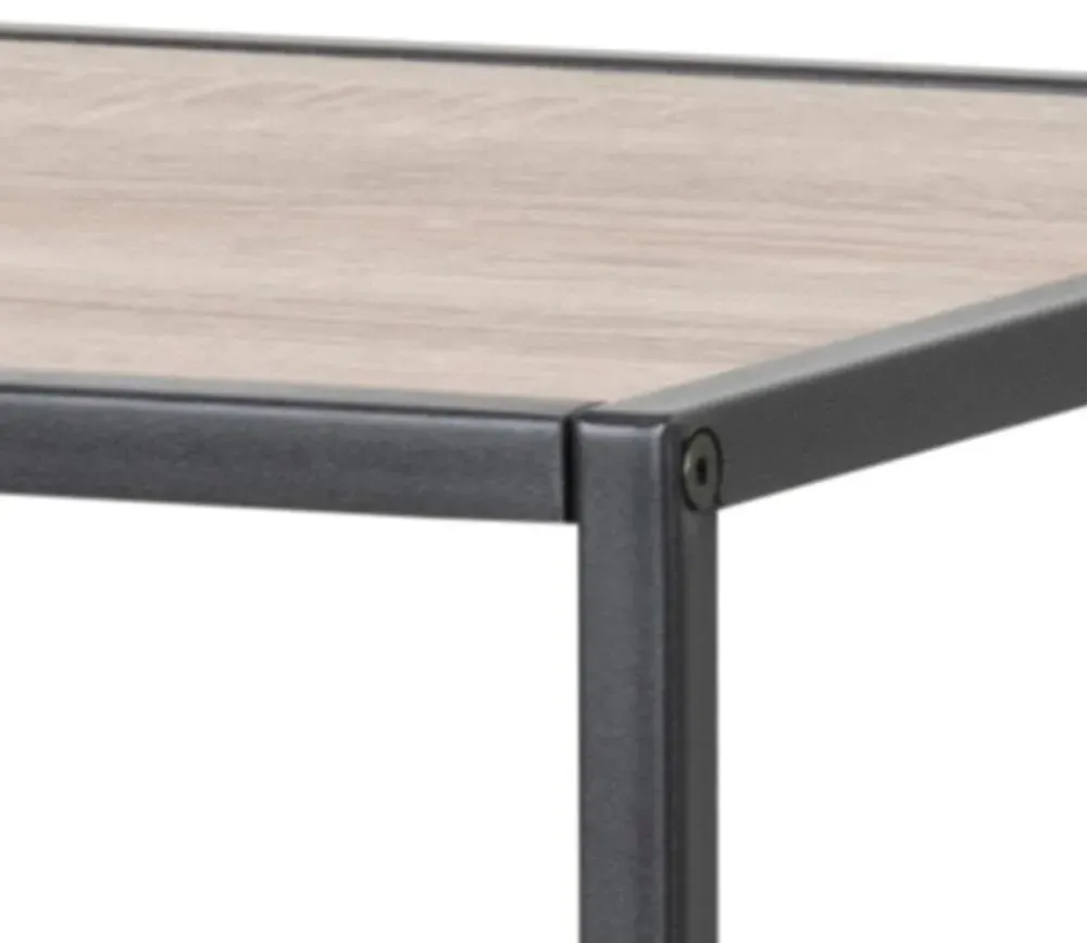 Seaford Multi Open Shelving Unit - Sonoma Oak, Black