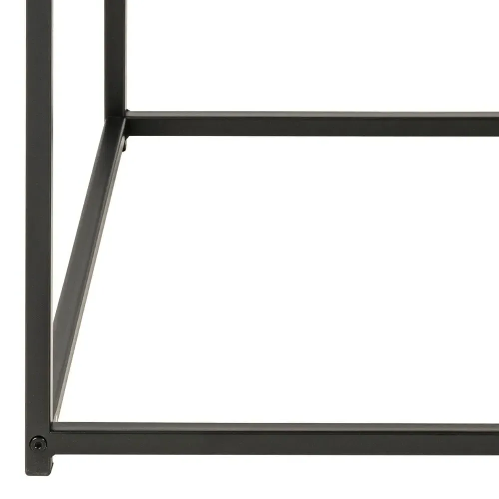 Seaford Square Coffee Table - Wild Oak, Black