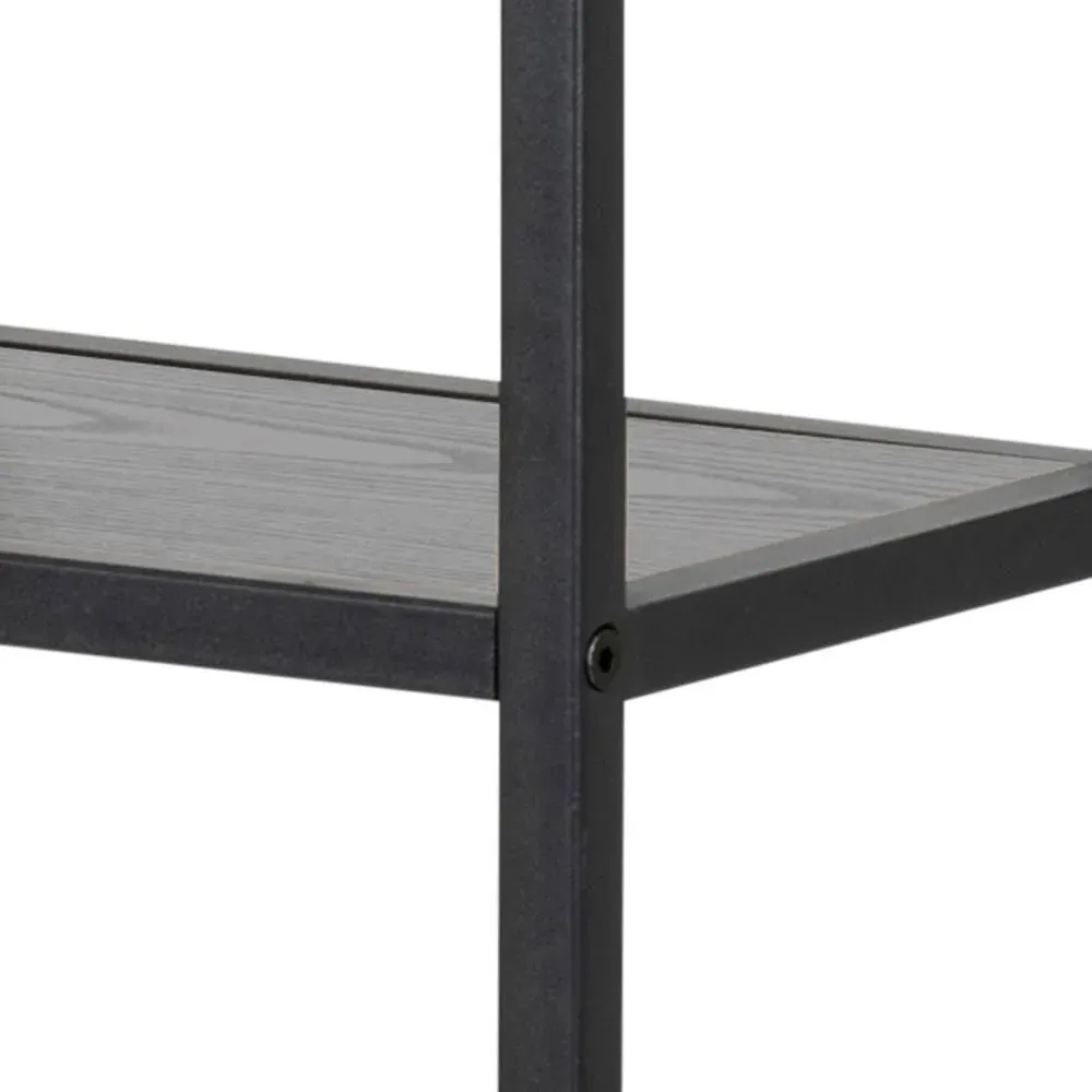 Seaford Wall Rack - Black, Melamine