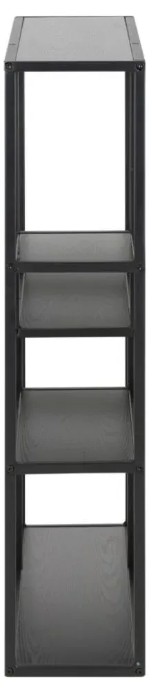 Seaford Wall Rack - Black, Melamine