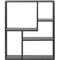 Seaford Wall Rack - Black, Melamine