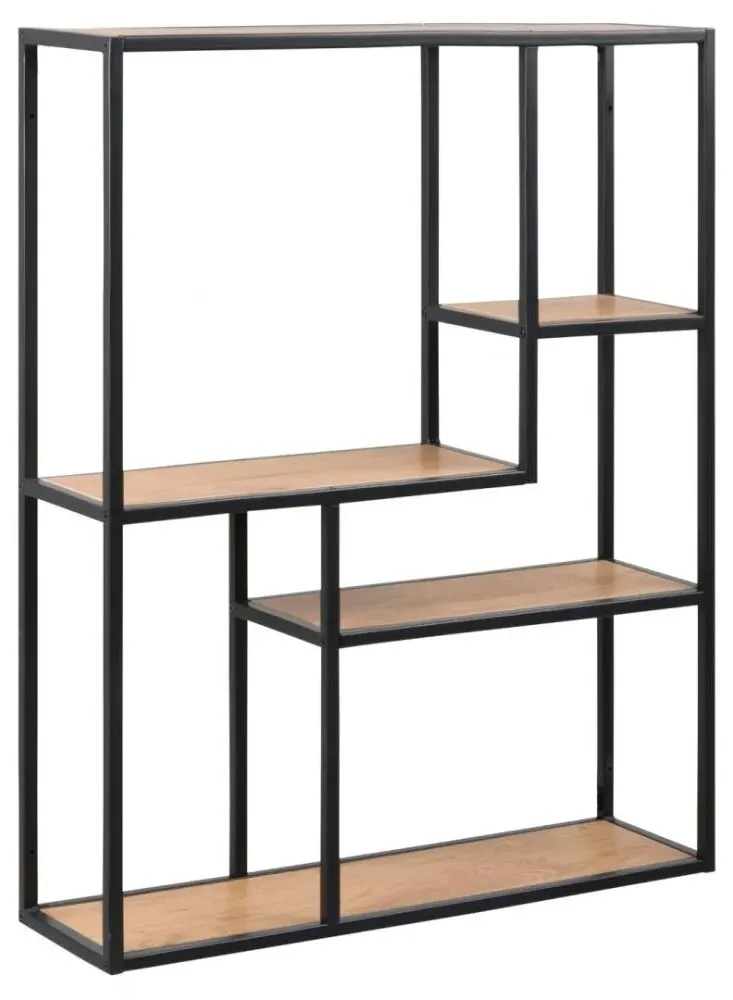 Seaford Wall Rack - Wild Oak, Metal