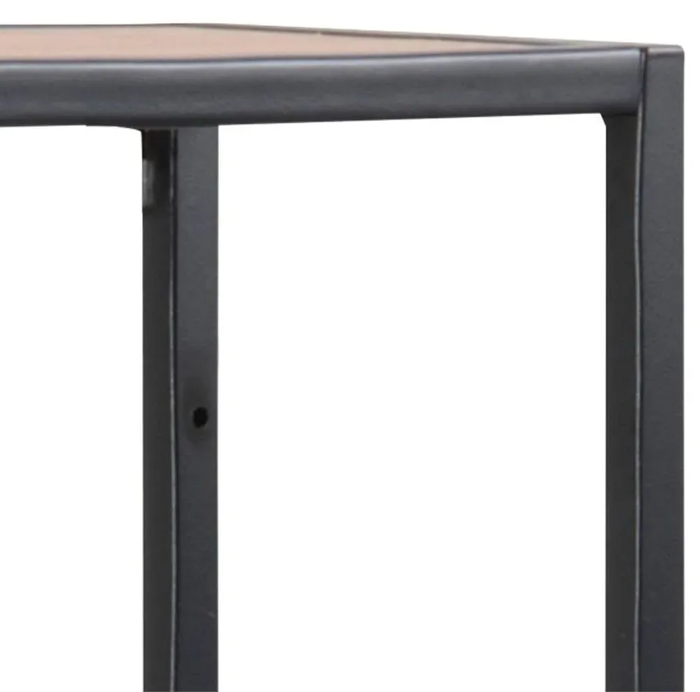 Seaford Wall Rack - Wild Oak, Metal