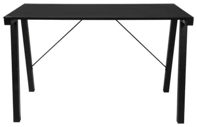 Tingley Writing Desk - Black, Glass image