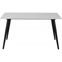 Wicklow 4 Seater Dining Table - White, Black