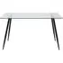 Wilma 6-Seater Dining Table - Black, Glass