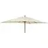 300cm Outdoor Parasol with Night Cover - Hardwood