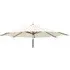 350cm Outdoor Parasol with Night Cover - Hardwood
