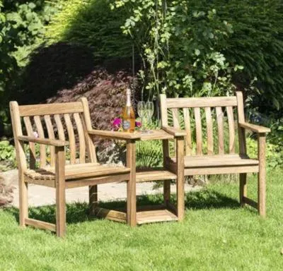 Albany Acacia Wood Garden Companion Set - Natural image