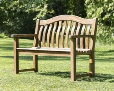 Albany Broadfield 4ft Garden Bench - Natural, Acacia Wood