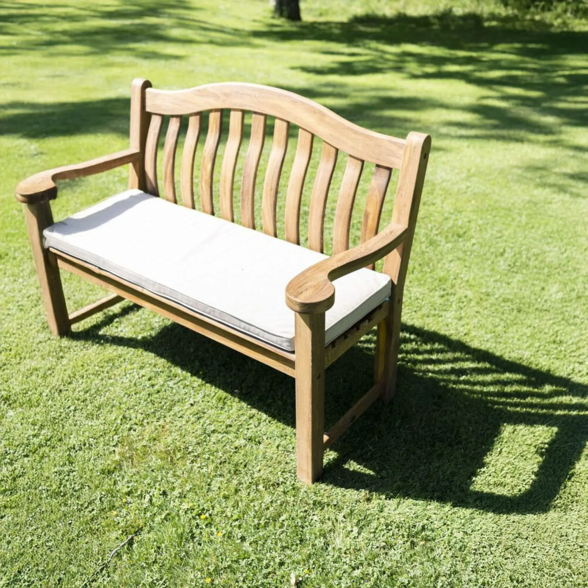 Albany Turnberry 4ft Garden Bench - Natural, Acacia Wood