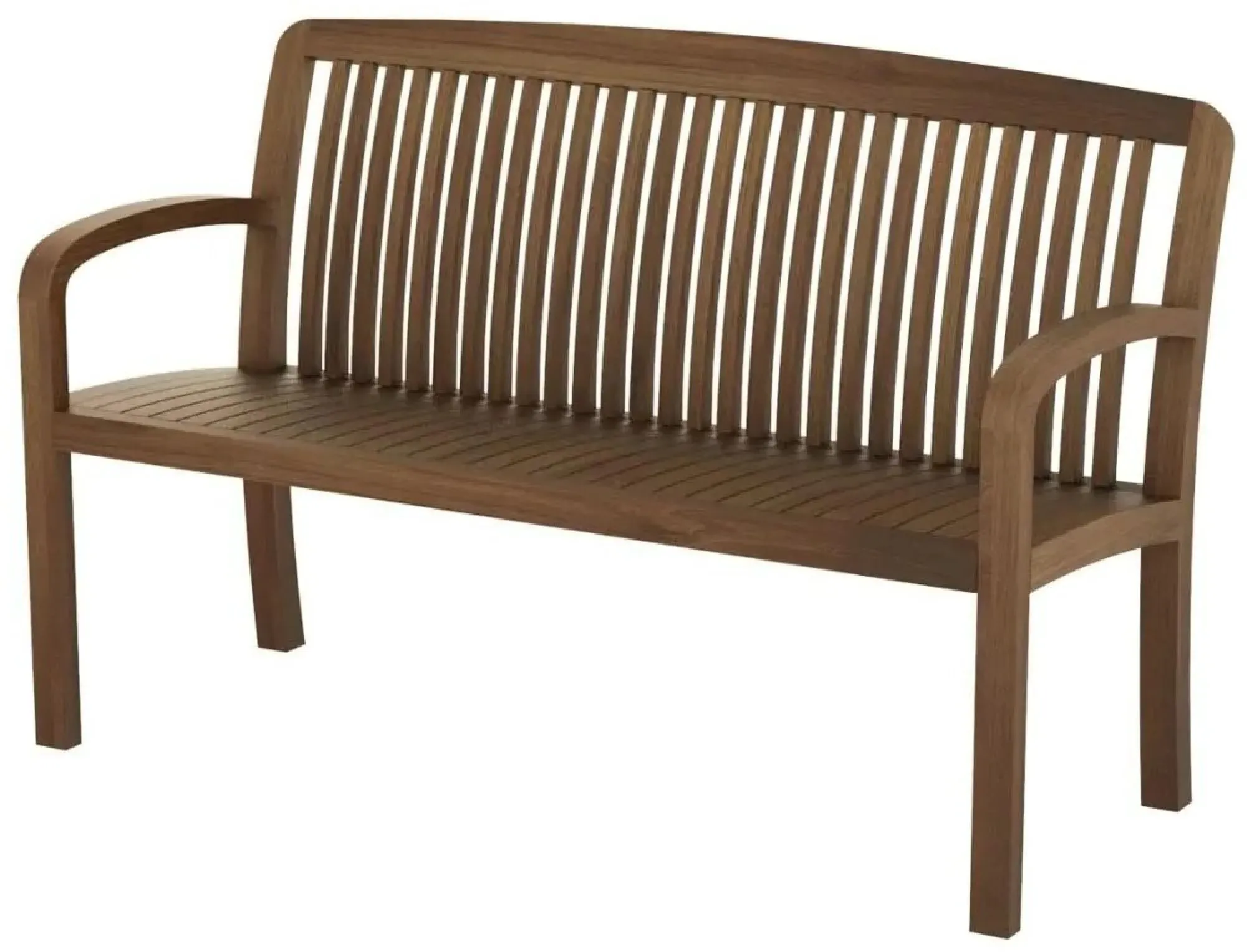 Bolney 4ft Garden Bench - Brown, Acacia Wood
