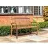 Bolney 4ft Garden Bench - Brown, Acacia Wood