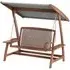 Bolney Acacia Wood Garden Swing Seat - Brown