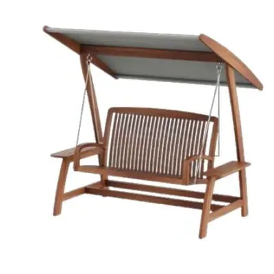 Bolney Acacia Wood Garden Swing Seat - Brown image