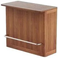 Bolney Garden Bar Counter - Brown, Acacia Wood