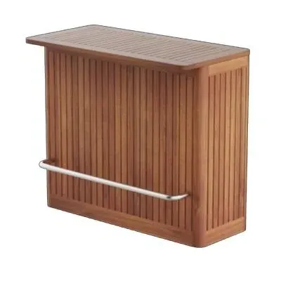 Bolney Garden Bar Counter - Brown, Acacia Wood