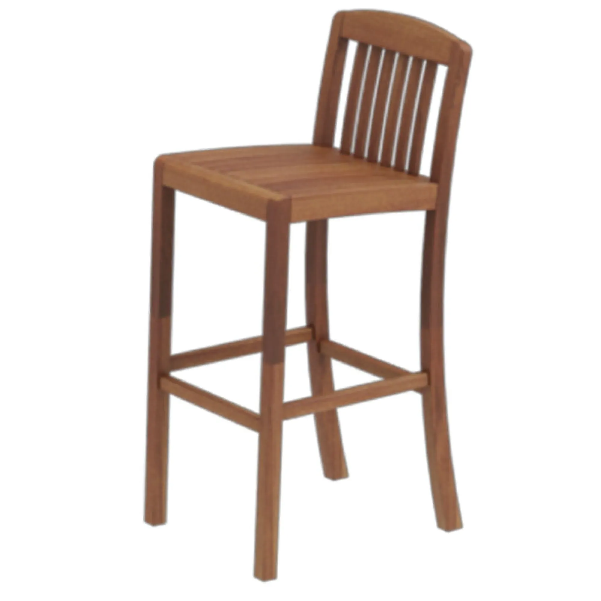 Bolney Garden Bar Stool - Natural, Acacia Wood