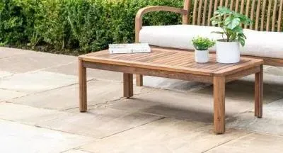 Bolney Garden Coffee Table - Brown, Acacia Wood