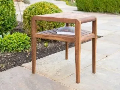 Bolney Garden Companion Table - Brown, Acacia Wood