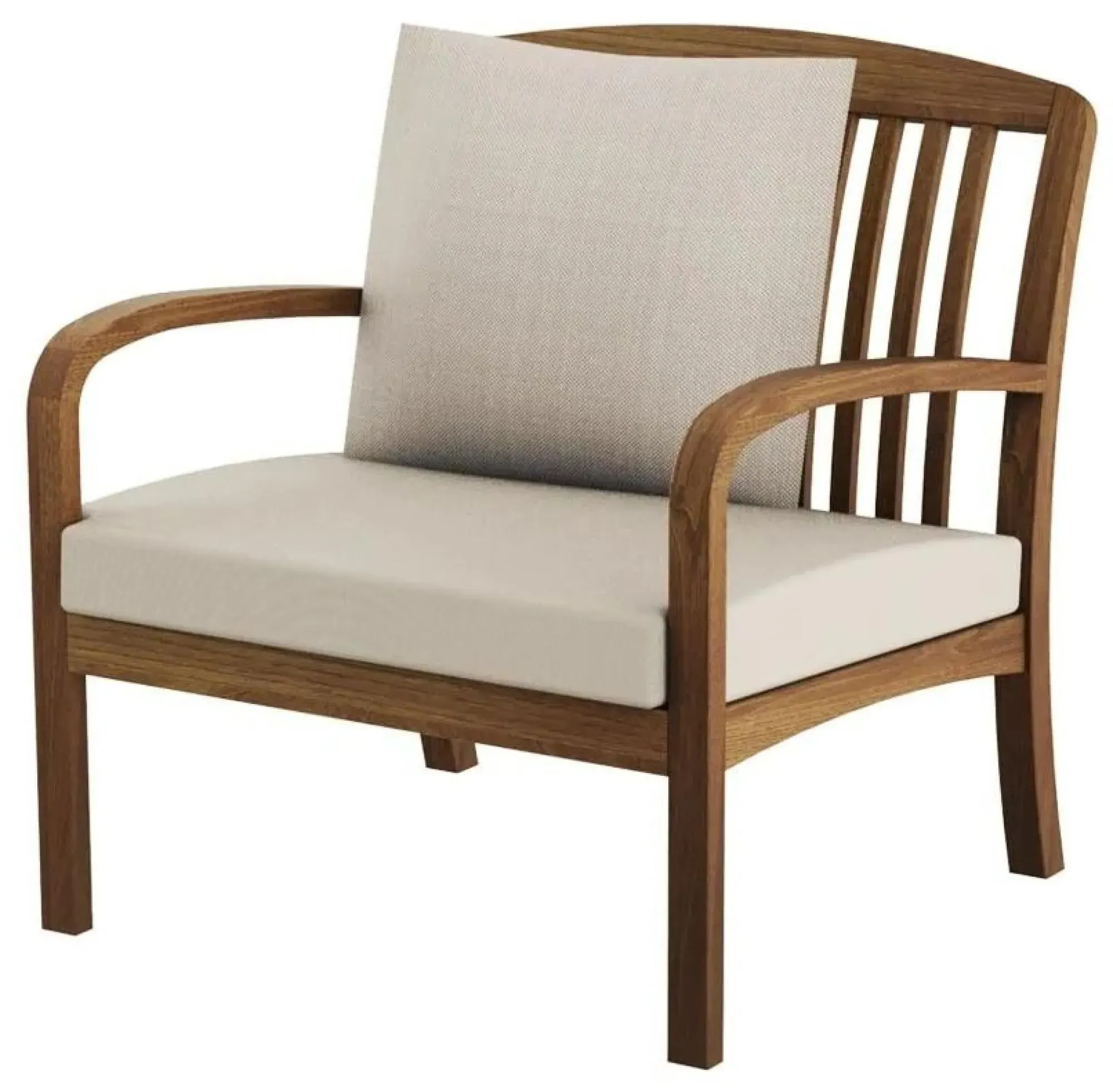 Bolney Garden Lounge Chair - Brown, Acacia Wood