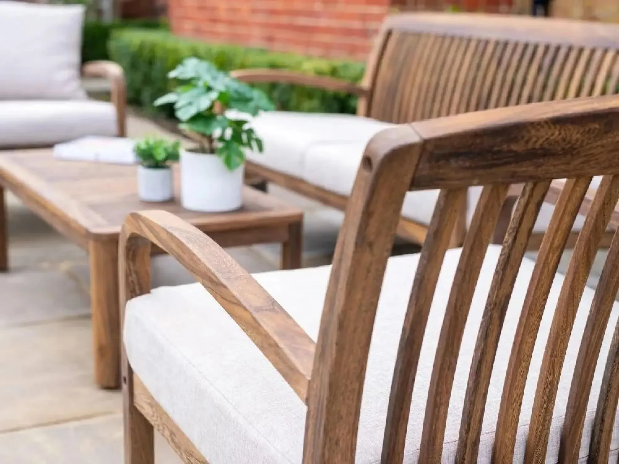 Bolney Garden Lounge Chair - Brown, Acacia Wood