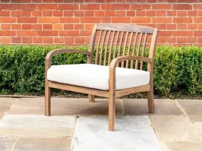 Bolney Garden Lounge Chair - Brown, Acacia Wood image