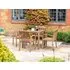 Bolney Square Garden Dining Table - Brown, Acacia Wood