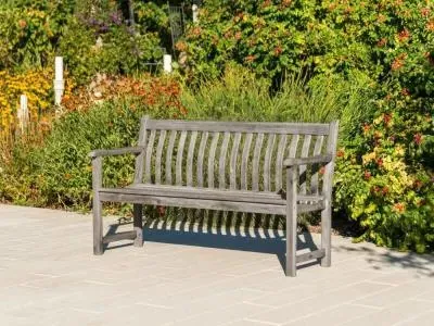 Broadfield 4ft Garden Bench - Grey, Acacia