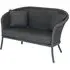 Cordial 2-Seater Garden Sofa with Cushion - Grey