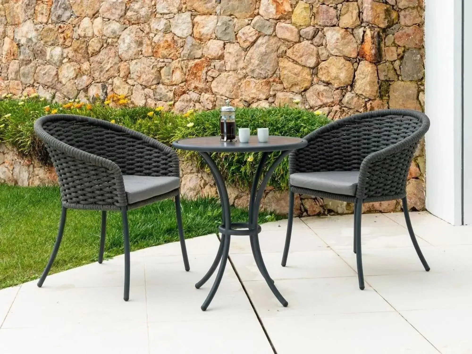 Cordial Garden Dining Chair - Grey