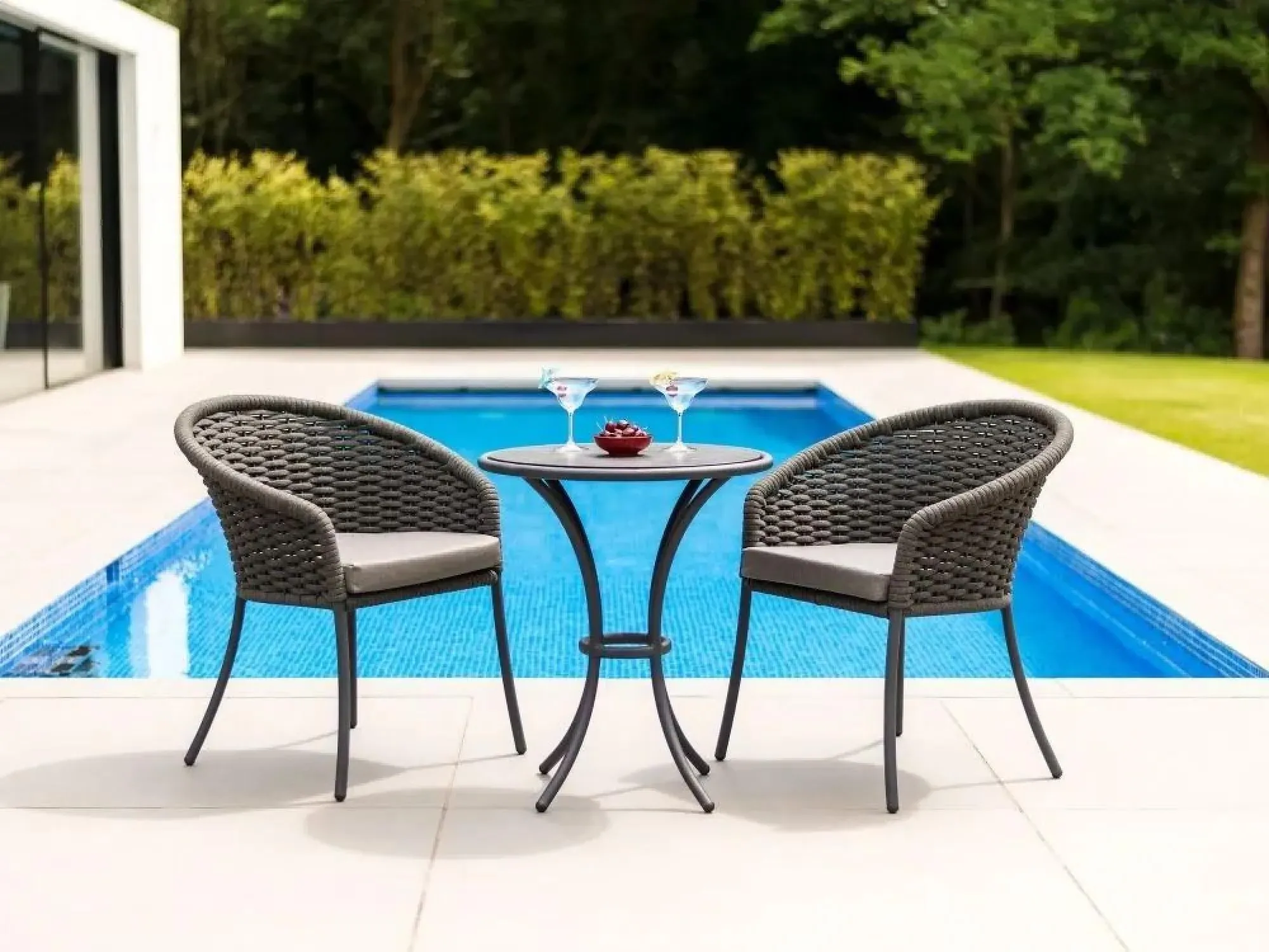 Cordial Garden Dining Chair - Grey